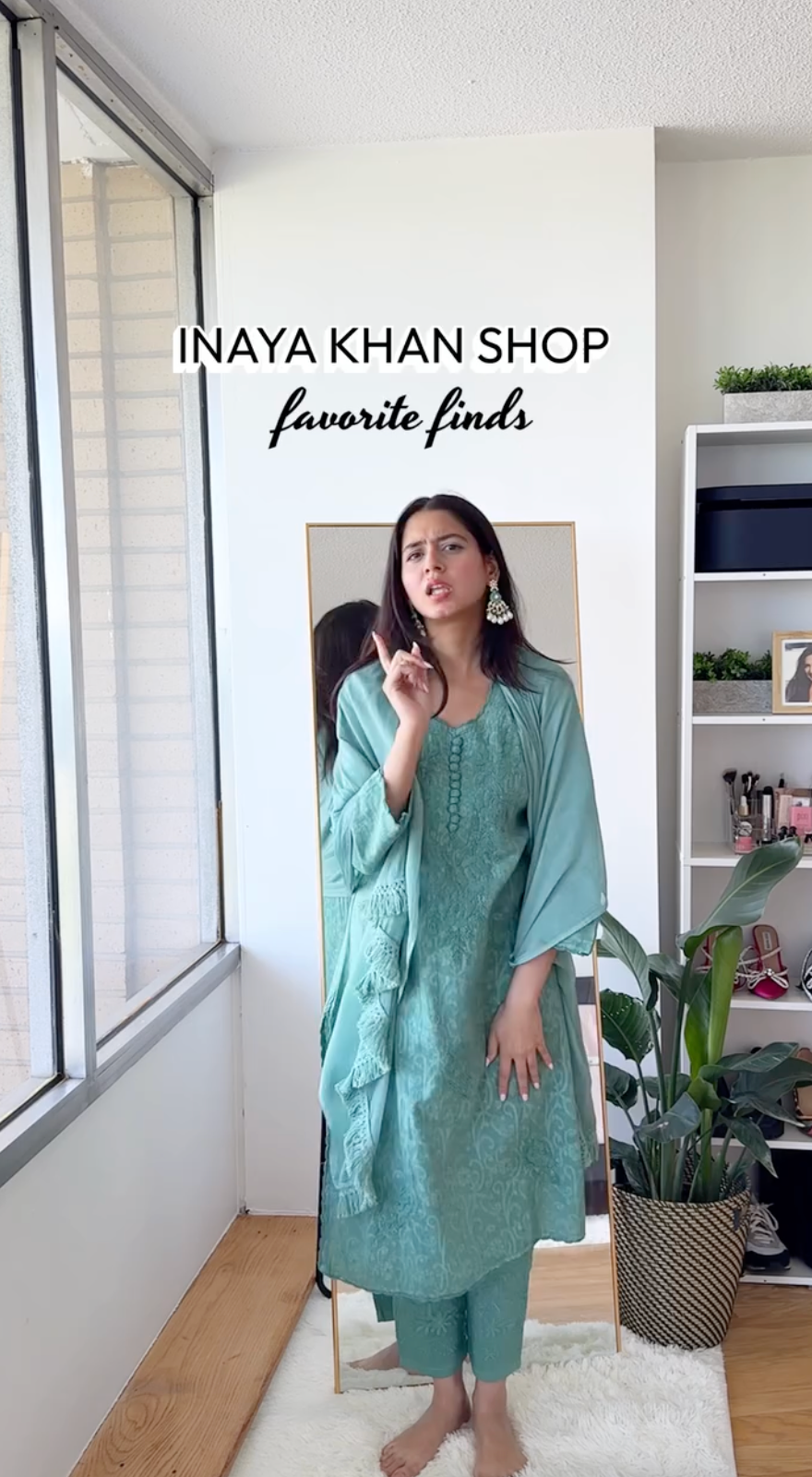 @therealjuhikhemani White and Teal Kurti Set haul Combo Discount
